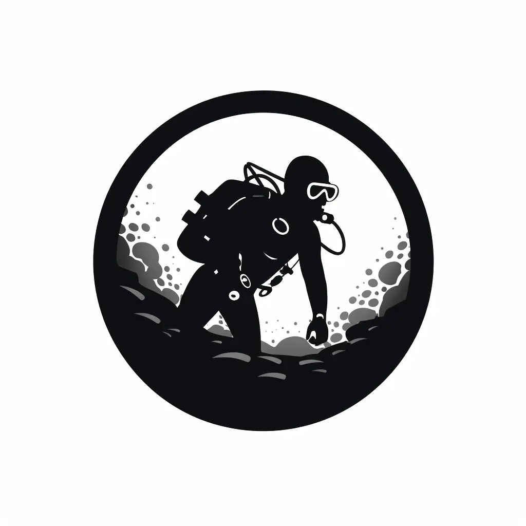 scuba man logo